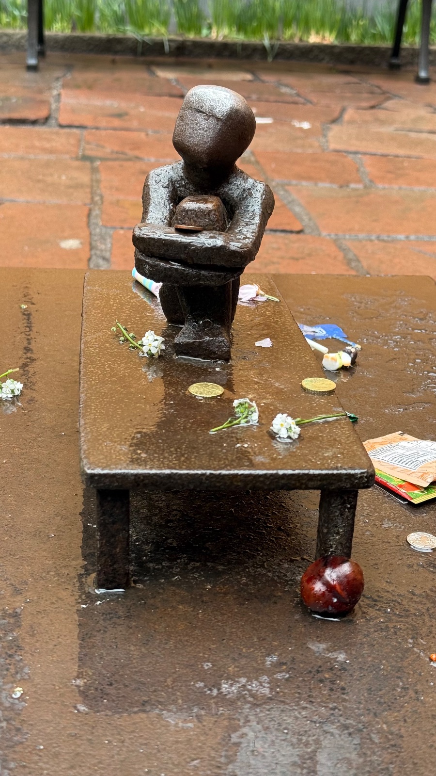 Detalle de una fuente en Estocolmo