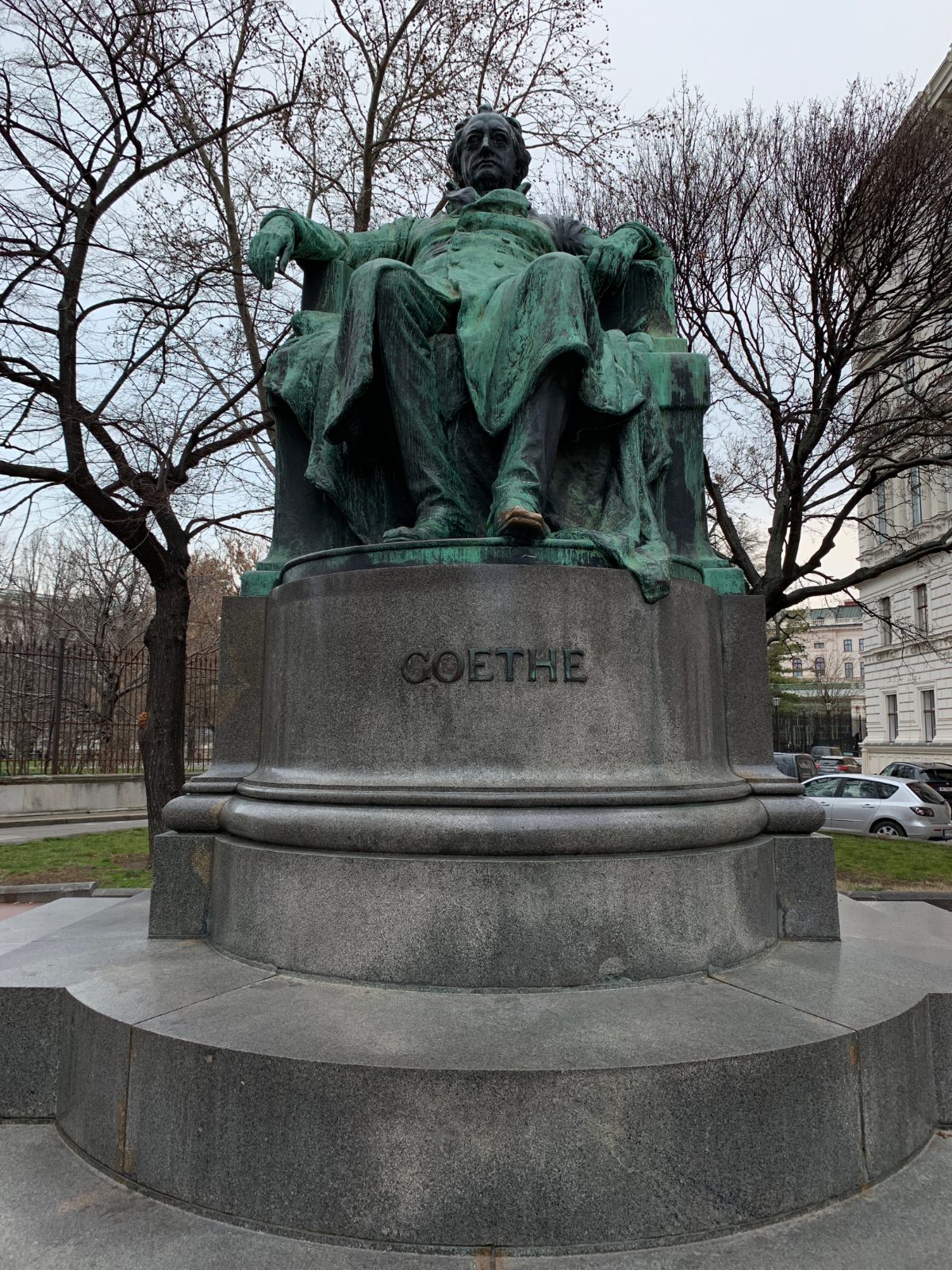 Monumento a Johann Wolfgang von Goethe en Viena, Austria